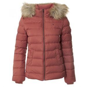 Tommy Hilfiger dámská zimní starorůžová bunda Essential